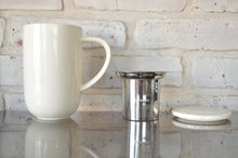 Load image into Gallery viewer, Loveramics | Pro Tea 450ml Mug w/ Infuser | White