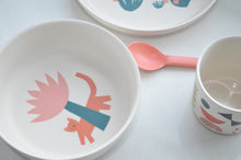 Load image into Gallery viewer, EKOBO Bambino Illustrated Kids Dinner Set - Tiger