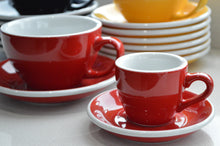 Load image into Gallery viewer, Loveramics | Egg 80ml Espresso Cup & Saucer | Red