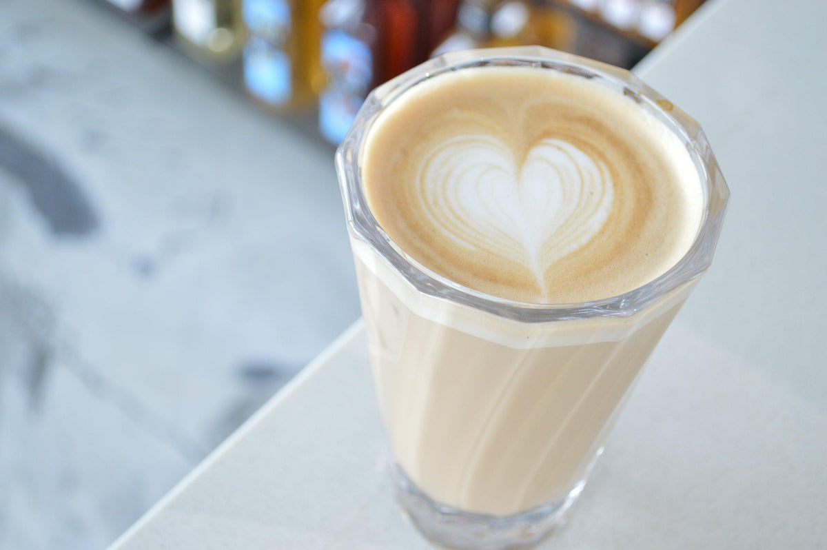 Discover CRUM's Coconut Latte Crum Coffee Bar