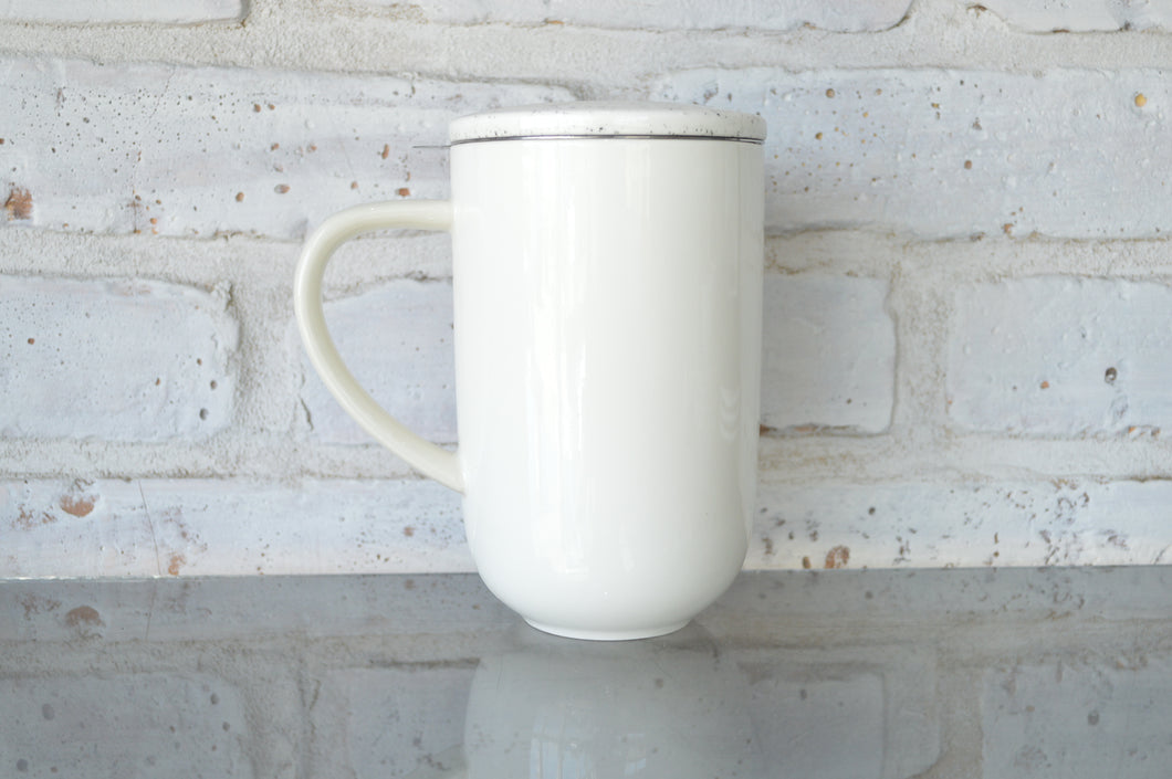 Loveramics | Pro Tea 450ml Mug w/ Infuser | White