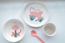 Load image into Gallery viewer, EKOBO Bambino Illustrated Kids Dinner Set - Tiger
