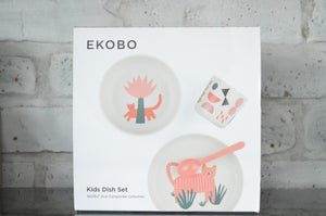 EKOBO Bambino Illustrated Kids Dinner Set - Tiger