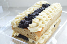 Load image into Gallery viewer, Blueberry Compote Vanilla Cake | Gluten Free, Grain Free, Dairy Free, Nut Free, Soy Free
