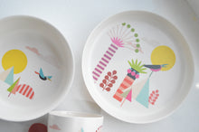 Load image into Gallery viewer, EKOBO Bambino Illustrated Kids Dinner Set - Trees
