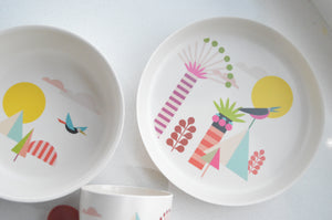 EKOBO Bambino Illustrated Kids Dinner Set - Trees