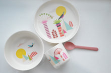 Load image into Gallery viewer, EKOBO Bambino Illustrated Kids Dinner Set - Trees
