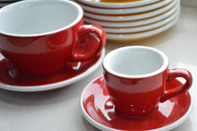 Load image into Gallery viewer, Loveramics | Egg 80ml Espresso Cup &amp; Saucer | Red
